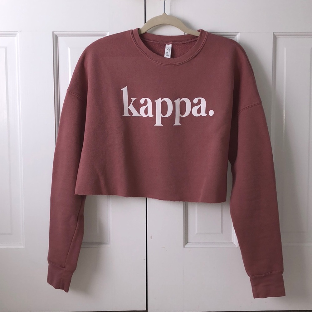 Bella Canvas - “Kappa.” Cropped Sweatshirt